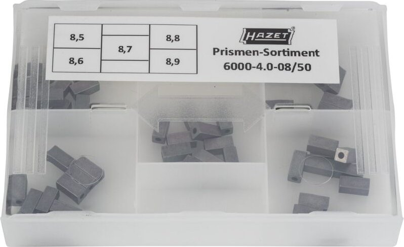 Hazet Prismen-Sortiment 8,5 / 5,6 / 8,7 / 8,8 / 8,9 mm, 6000-4.0-08/50
