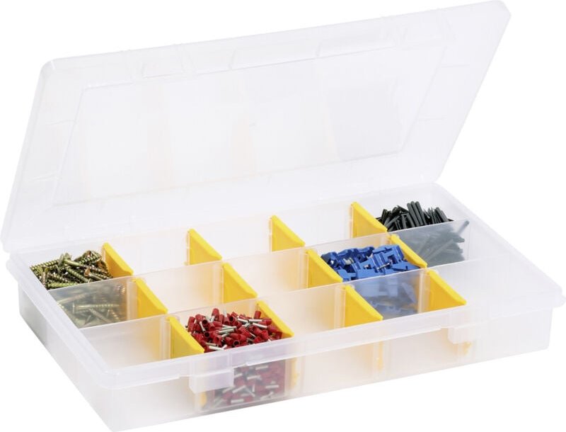 Sortimentskasten EuroPlus Basic 3 Fächer 12 Trenner Sortierkasten - Allit