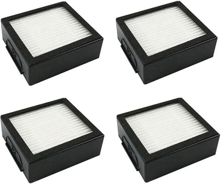 4Pcs für IRobot Combo J7 + HEPA-Filter für IRobot Combo J7 J7 + Kehren Roboter Zubehör