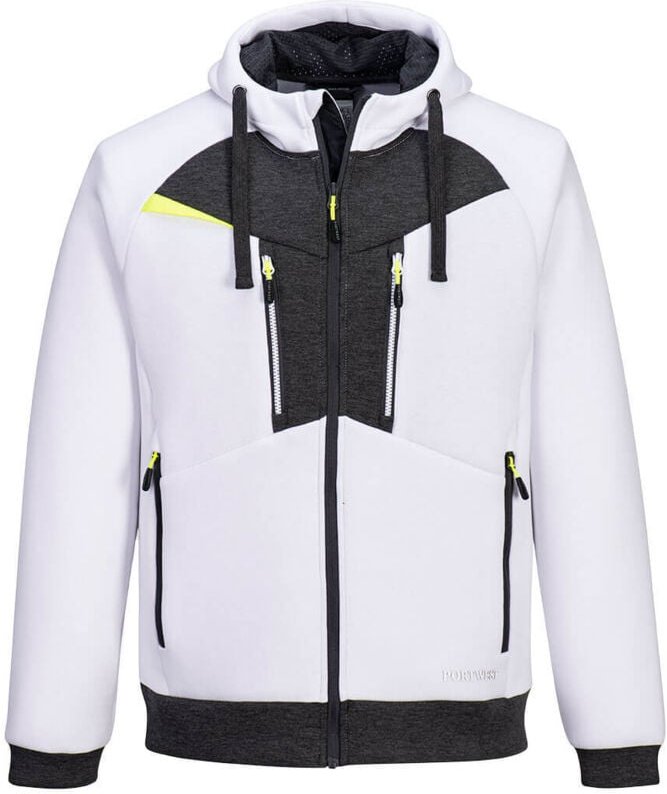 Kapuzensweatshirt mit Reißverschluss DX4 Weiß S