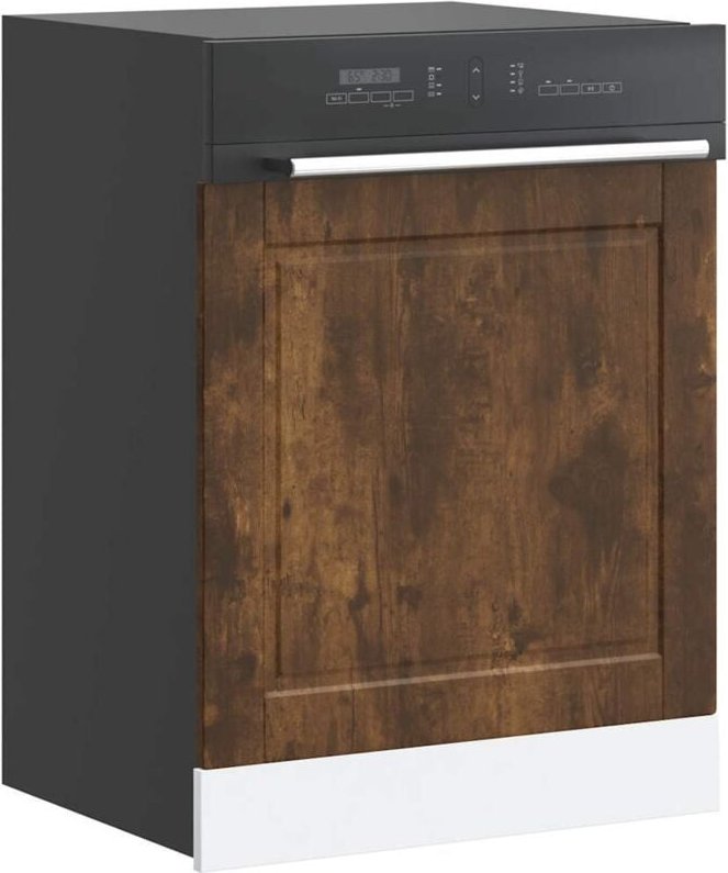 Geschirrspülerblende Porto Räuchereiche 60x1,5x67 cm Vidaxl