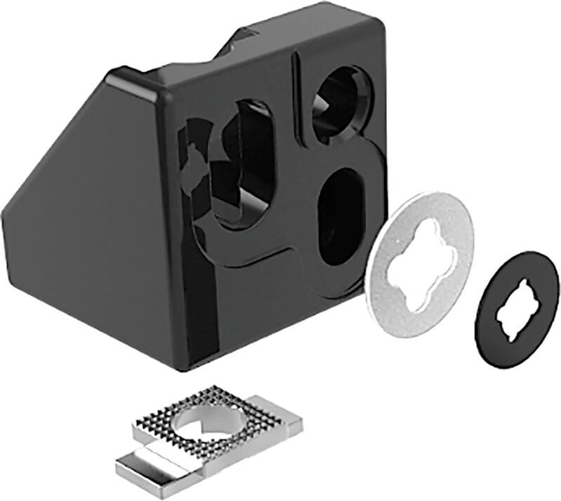 Thumbnail - Flächenhaltebock Uni 40 Item Sytem zur Befestigung hoher Belastungen bis 2000 n für Flächenelementen an Aluprofilen mit ...