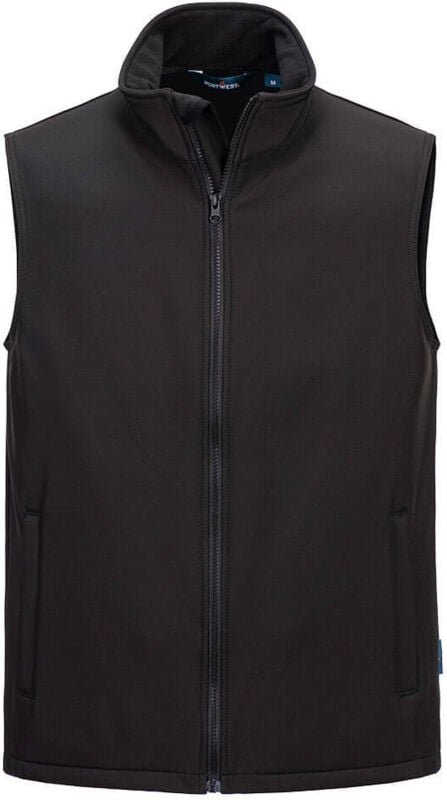 Softshell-Weste Print and Promo (2 Schichten) Schwarz M