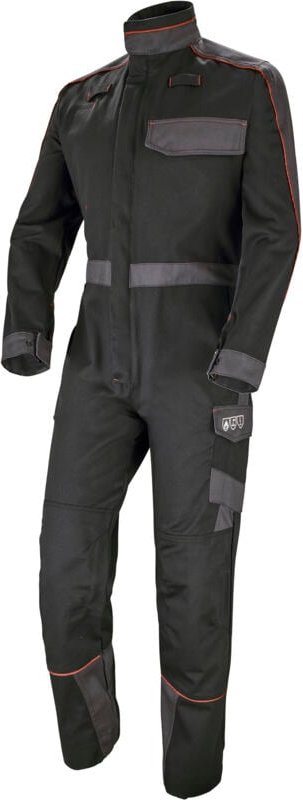 Thumbnail - KONNEKT-Overall 1 SCHWARZ/GRAU CHARCOAL 4XL - FR(64-66)