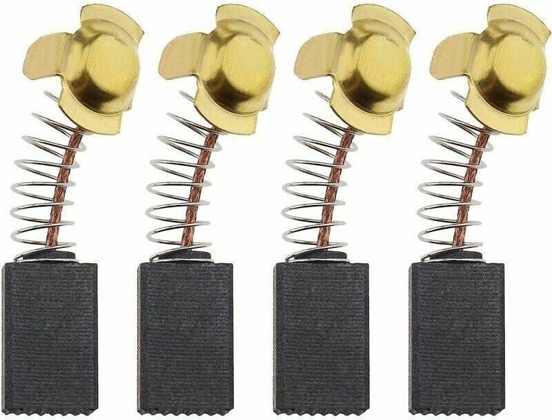 2 Paar Kohlebürsten, Motorersatzbürsten für kabelgebundene Bohrmaschinen, kompatibel mit Titan TTB653SDS 1500 W SDS Plus...