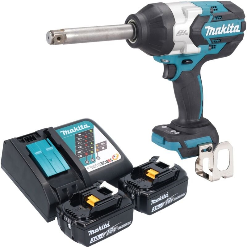 Dtw 1005 rf Akku Schlagschrauber 18 v 1360 Nm 3/4' Brushless + 2x Akku 3,0 Ah + Ladegerät - Makita