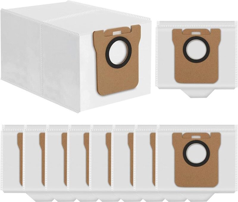 10er-Pack Staubbeutel für Xiaomi X10+ & Dreame L10s Ultra Staubsauger – Basisstation – 2,5 l – großes Fassungsvermögen