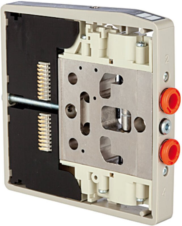 Ventilscheibe hdm, Anschl.6mm, 5/2-Wege monostabil - Riegler