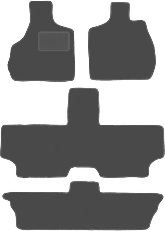 Thumbnail - Graphit-Fußmatten für: Chrysler Voyager IV 7-Sitzer (2000-2008)