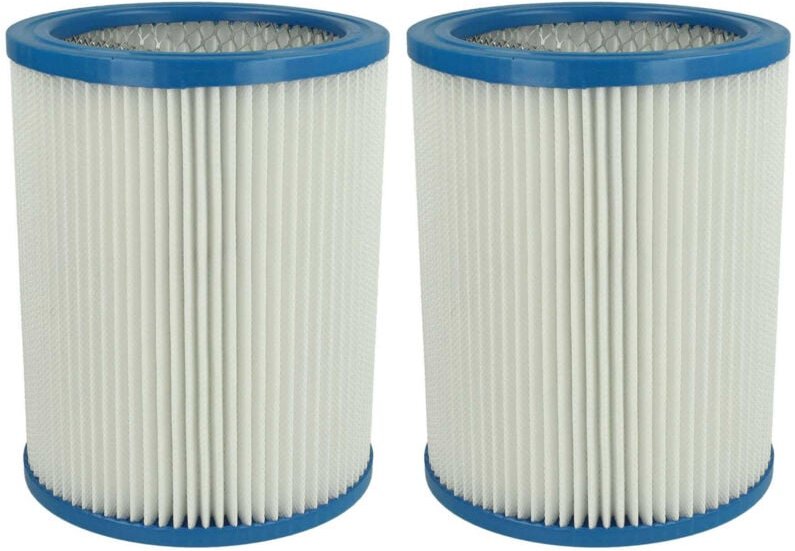 Thumbnail - vhbw 2x Faltenfilter Ersatz für Fein 31322765009, 4014586261454 für Staubsauger - Patronenfilter, Weiß