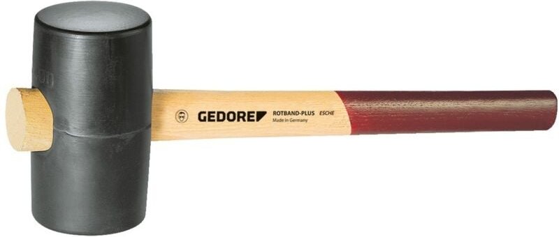 227 E-4 Gummihammer mit Eschenstiel, d 90 mm