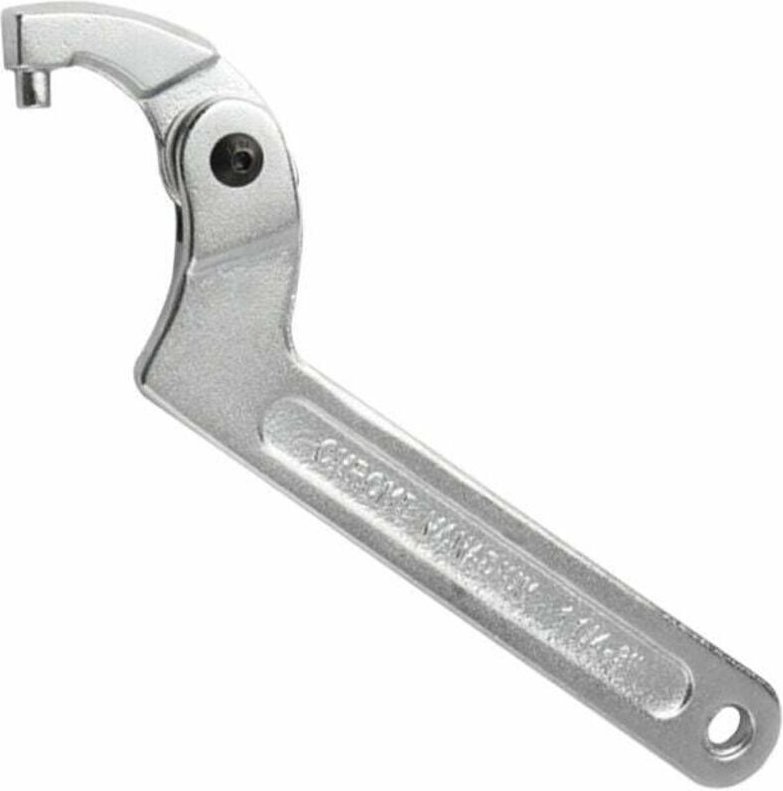 Verstellbare Gelenkhakenschlüssel für Schlitzmuttern 32–76 mm, 1 Stück