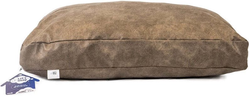 Lets sleep pluschkissen hundebett m taupe