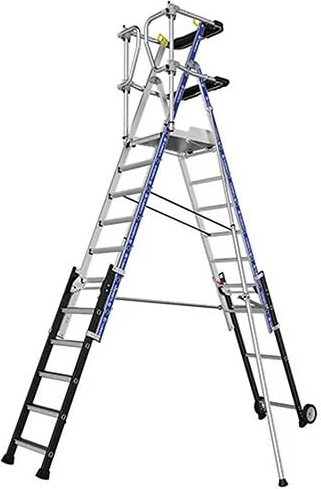 Pirl télescopique de 8 à 11 marches - Hauteur max. de travail 4.50m - 2272963