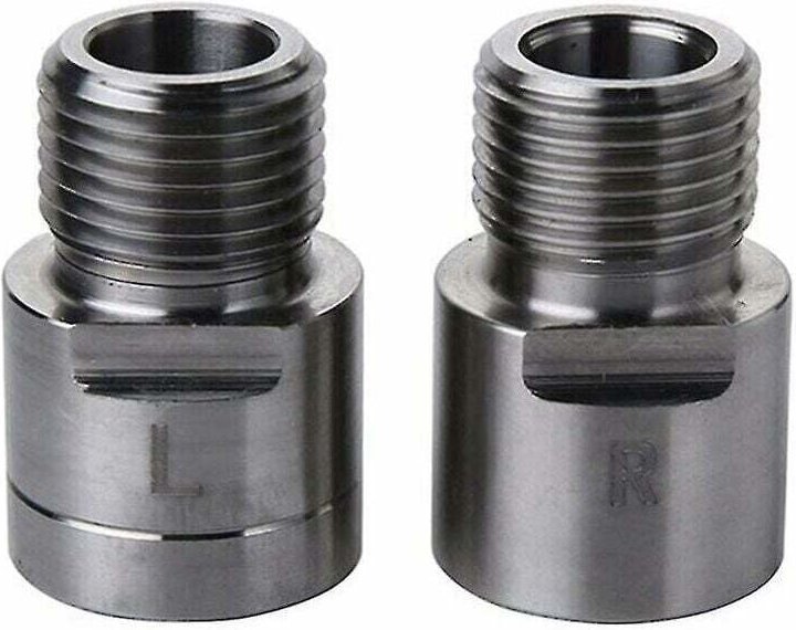 YMYNY Fahrradpedaladapter Links Rechts Korrosionsschutz Fahrradpedalverlängerungen