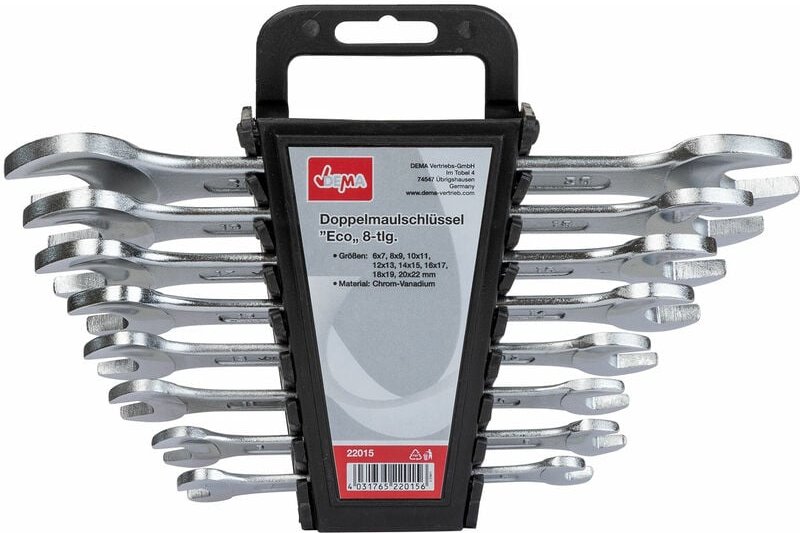 Doppelmaulschlüssel 'Eco' 8tlg