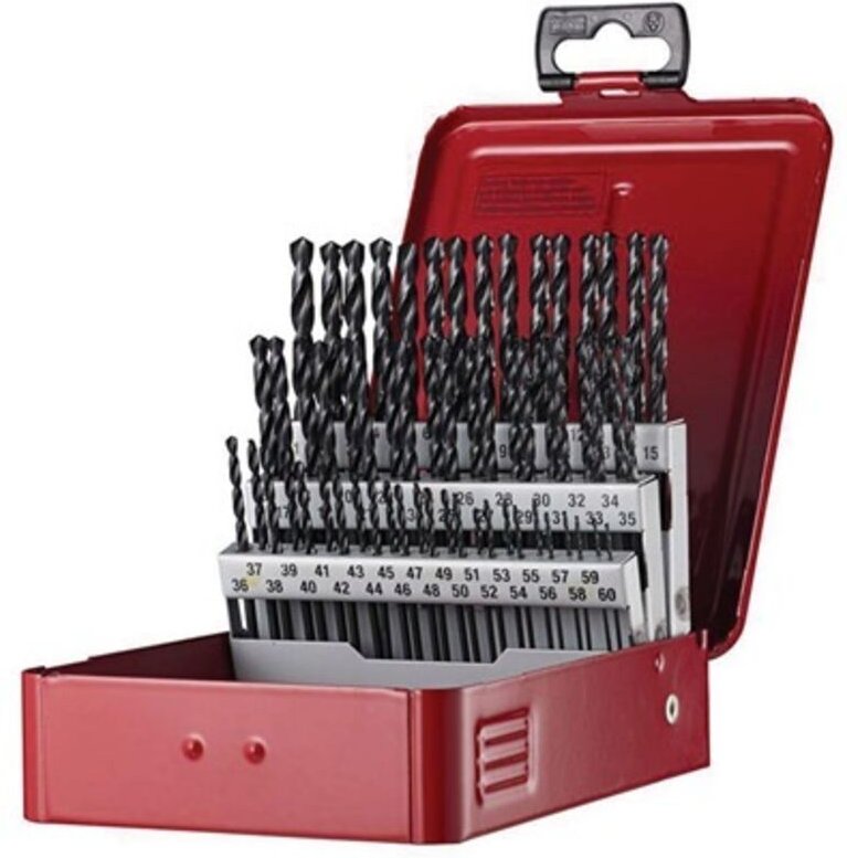Dormer - Spiralbohrersatz A190 din 338 TypN D.Nr.1-Nr.60 hss 60tlg.Ku.-Kass.