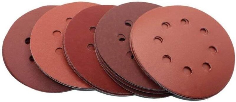 Schleifscheiben, 30er-Pack, 125 mm, Schleifpapier, Polierpad, Rundschleifer, Glasplatten, Pufferplatte, Körnung 800/1000...