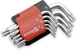 Thumbnail - Kurzer Torx Maulschlüssel Satz 9tlg T10-T50 Dogher 606-009