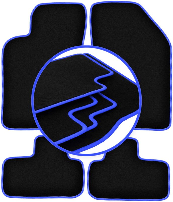 CARLUX-BLUE Autofußmatten für: Fiat Coupe I Coupé (1994-2000)