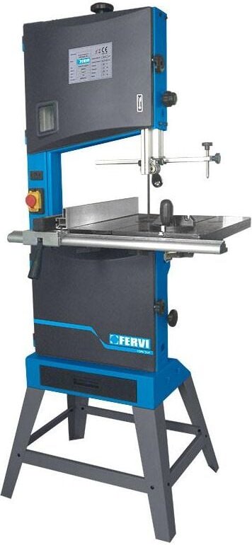 Vertikale Tischbandsage fur Holz 1100 W 230V Schnittbreite 340 mm Fervi 0509/340
