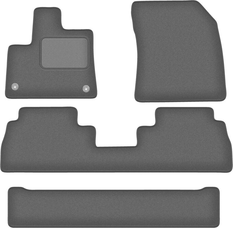 Graphit-Fußmatten für: Opel Combo E Life 7-Sitzer (2018-)