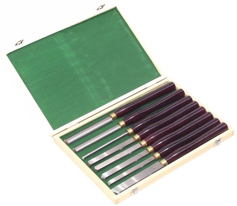 8 Stück Präzision Drechselmesser 55049 hss Drechseleisen Drechselbank