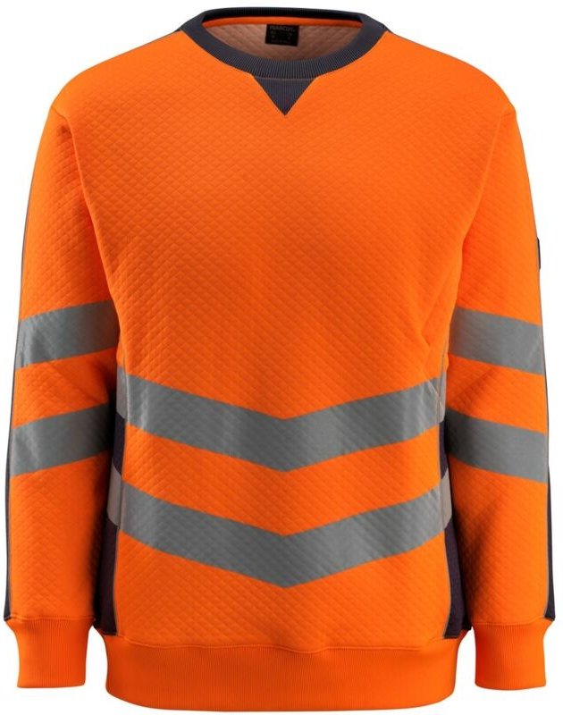 Mascot Warnsweatshirt SAFE SUPREME Wigton Gr. 3XL warnrange/schwarzblau