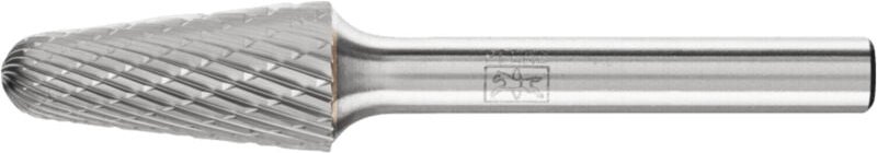 August Rüggeberg Gmbh&co.kg - pferd Hartmetall Frässtift Rundbogen kel ø 12x25 mm Schaft-Ø 6 mm Z3P universal mittel kre...