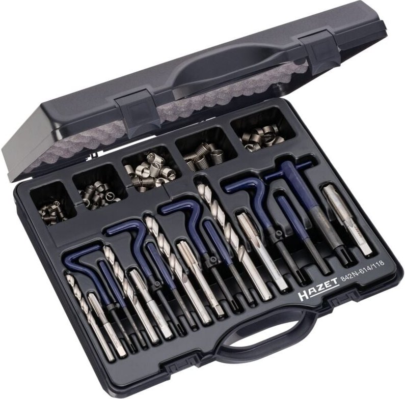 Gewinde-Reparatur Satz, Anzahl Werkzeuge: 118 - Hazet