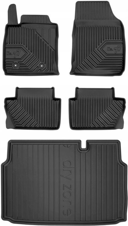 Thumbnail - SET 77 Fußmatten und Matte Ford EcoSport 2 2017-2022 d