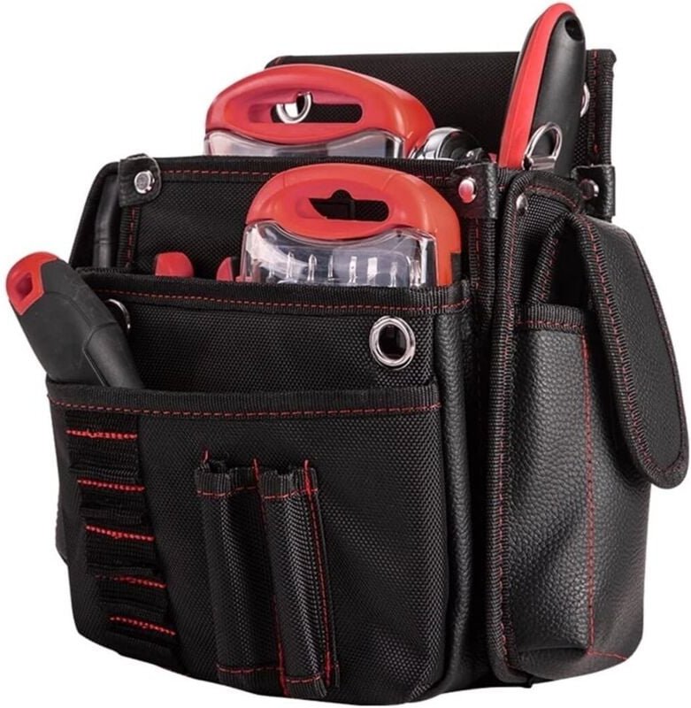 Werkzeugtasche Oxford-Stoff-Werkzeugaufbewahrungsgürtel, Gartenrucksack, Multifunktions-Werkzeugtasche für Elektriker