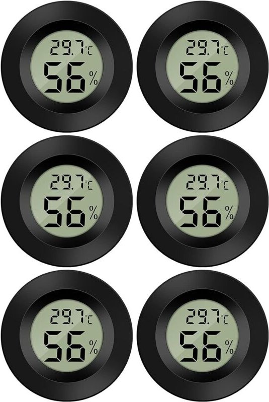 Paryou - Mini lcd Digital Thermometer Temperatur/Feuchtigkeit Tester Hygrometer