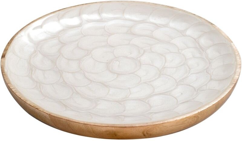 Signes Grimalt - Kleine Tellerboxen und Tabletts Runder weißer Teller – 3 x 23 x 23 cm