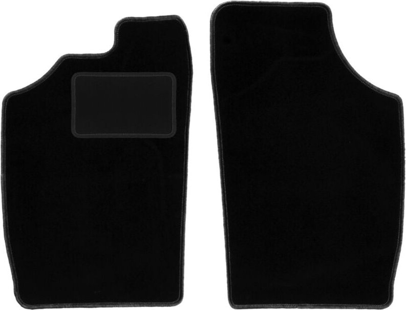Schwarze Veloursmatten für: Daihatsu Cuore V Fließheck (1997-2003)