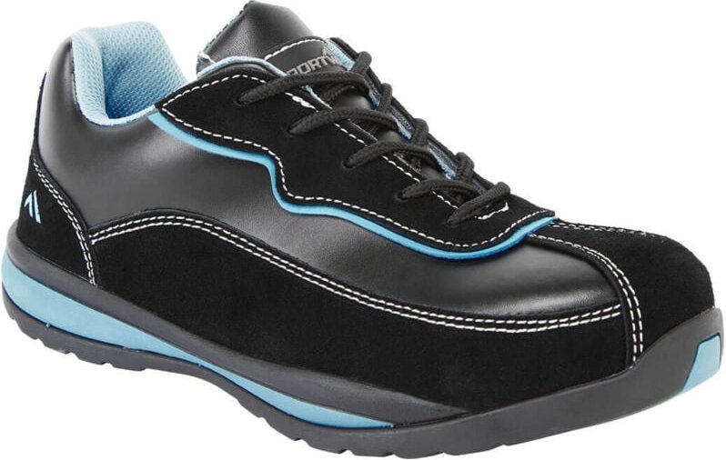 Sicherheitsschuhe Damen niedrig S1P HRO Schwarz 37