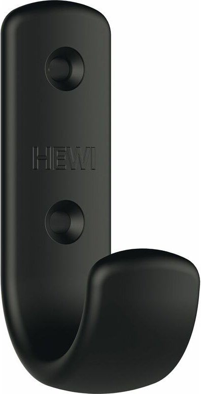Thumbnail - Hewi - Mantelhaken 477.90B060 Höhe 72 mm, Polyamid tiefschwarz matt