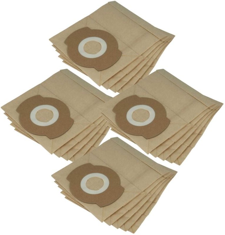 20x Staubsaugerbeutel kompatibel mit Bosch EasyVac 3 Staubsauger - Papier, 18.1cm x 15,2cm, braun - Vhbw