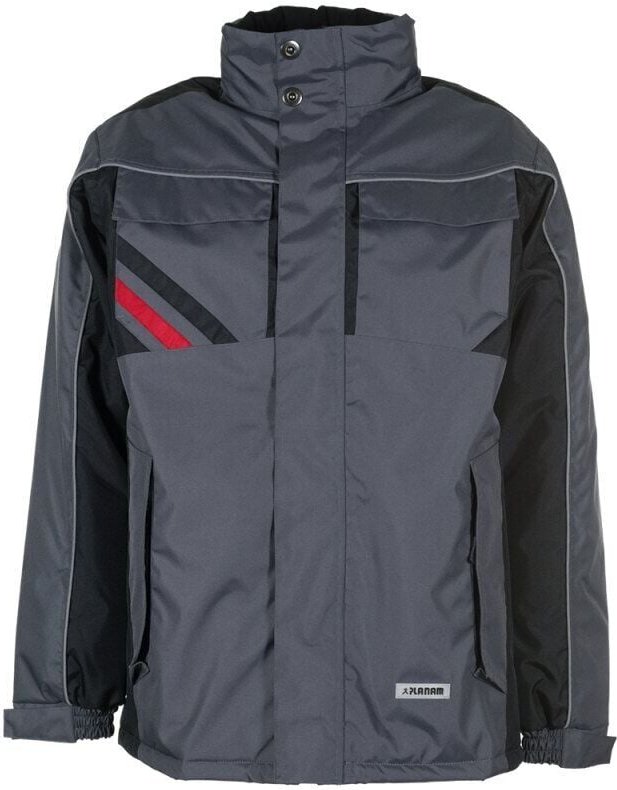 Thumbnail - Highline Winterjacke schiefer/schwarz s - Planam