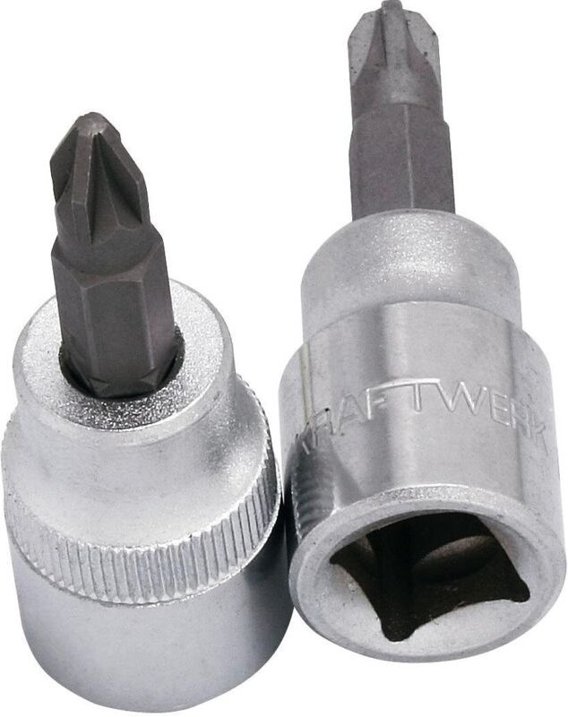 Kraftwerk - 3/8' Pozidriv-Bit-Stecknuss Nr. 3