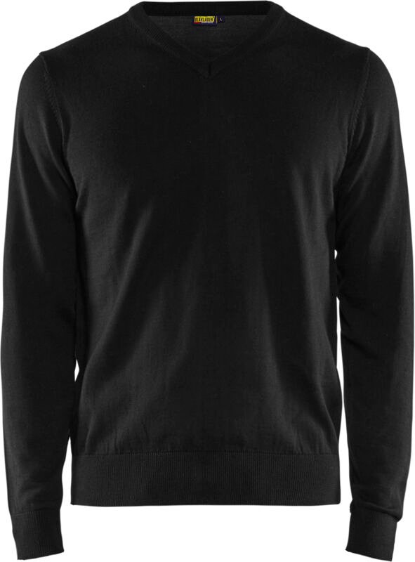 Arbeitsstrickpullover 35902 - Schwarz 4XL