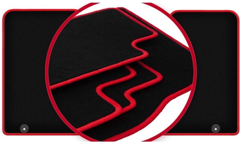 CARLUX-RED Automatten für: Opel Vivaro II Kastenwagen (2014-2019)