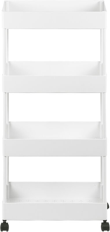 Thumbnail - Vierschichtiger beweglicher Multifunktionswagen,Aufbewahrungswagen,Regal,Schwerlast-Aufbewahrungswagen für Küche, Wohnzi...