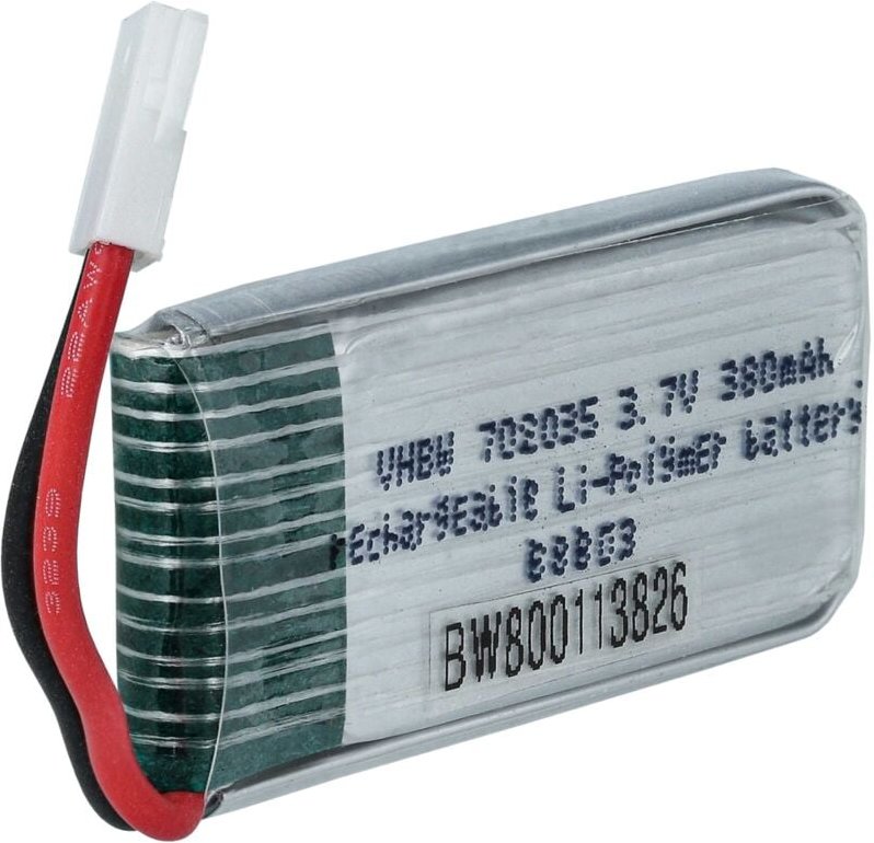 Vhbw - Akku kompatibel mit Mould King 33041C Quadrocopter Drohne Multicopter Quadrocopter (380mAh, 3,7V, Li-Ion)