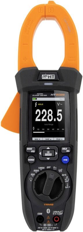 HT9025 Stromzange digital cat iii 1000 v, cat iv 600 v, cat ii 1500 v Anzeige (Coun - Ht Instruments