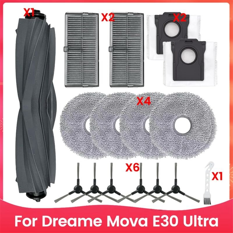 Für Roboter-Staubsauger Ersatzteile Hauptseitenbürste