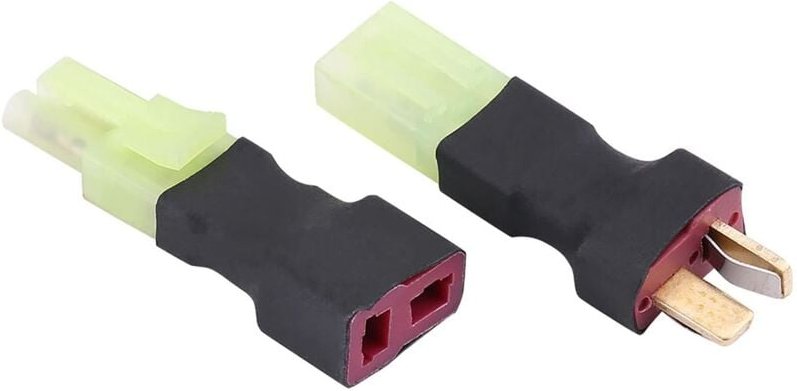 2 Stück T-Stecker, 1 Stück T-Stecker Kompatibel mit Mini-Tamiya-Buchse und 1 Stück T-Stecker Kompatibel Playing Accessor...