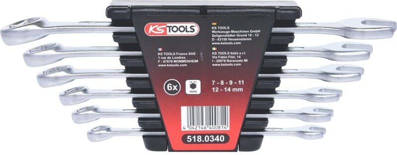 Bremssystem-Entlüfterschlüssel-Satz, 6-tlg