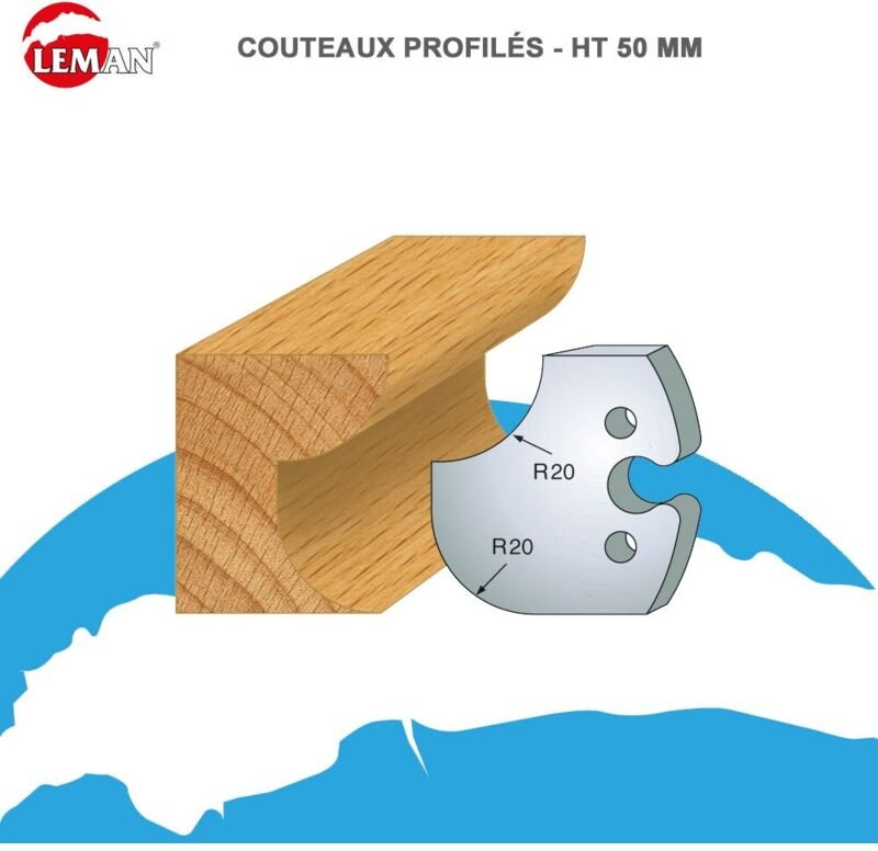 Spiele 2 Gegenfächer Classic PROFIL Nr. 238 Oberseite. 48 Dicke. 5,3 mm