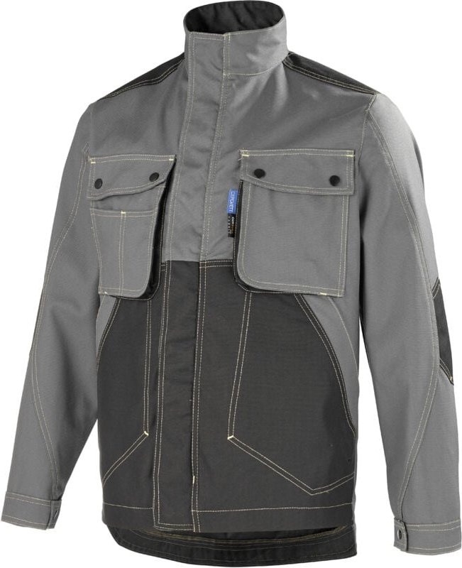 Arbeitsjacke CRAFT WORKER Grau Convoy/Schwarz 2XL